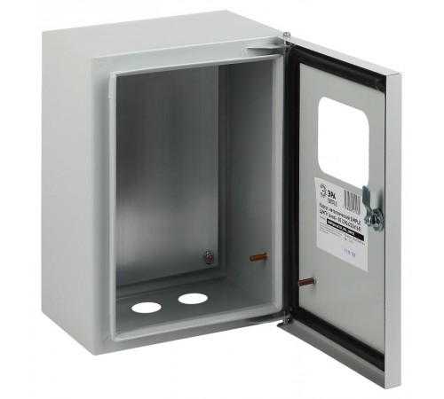  Щит с монтажной панелью металлический ЩМПг (окно)-00 IP54 (290х220х175) SIMPLE  Б0041659  ЭРА