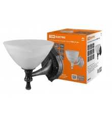 Светильник НББ 21-60-1731 УХЛ4 (черный под серебро, плафон конус алебастр)  SQ0370-0208  TDM