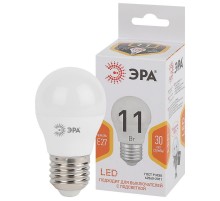 Лампа светодиодная LED P45-11W-827-E27  Б0032987  ЭРА