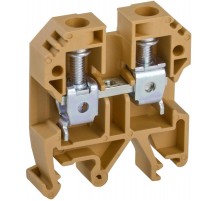 Клемма винтовая КВИ-10мм2 желтая  YZN30-010-K05  IEK