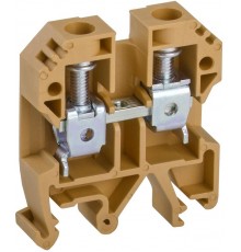 Клемма винтовая КВИ-10мм2 желтая  YZN30-010-K05  IEK