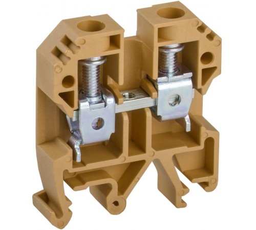 Клемма винтовая КВИ-10мм2 желтая  YZN30-010-K05  IEK