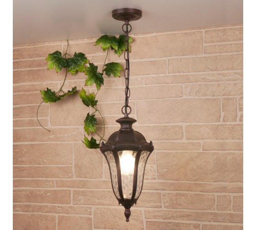 Светильник садово-парковый Draco H капучино (GL 1010H) подвесной  a043120  Elektrostandard