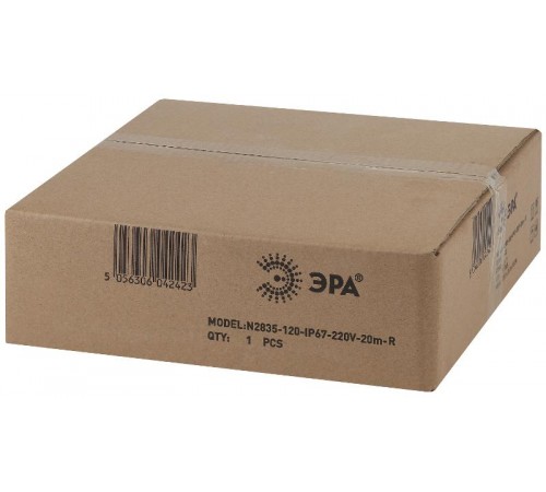 Светодиодная неоновая лента N2835-120-IP67-220V-20m-R  Б0043077  ЭРА