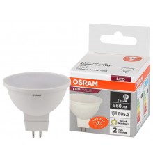 Лампа светодиодная LED Value MR16 7W/830 230V GU5.3 10X1  4058075582781  OSRAM