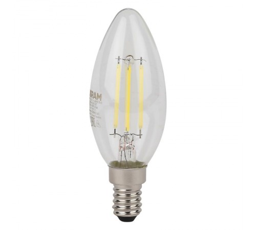 Лампа светодиодная  филаментная LSCLB60 5W/827 230V FILCL E14 10X1RU серия LED Star   4058075684577  OSRAM