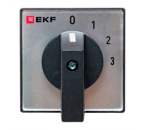 Переключатель кулачковый ПК-1-102 32А 2P "0-1-2-3" IP65  pk-1-102-32-65  EKF