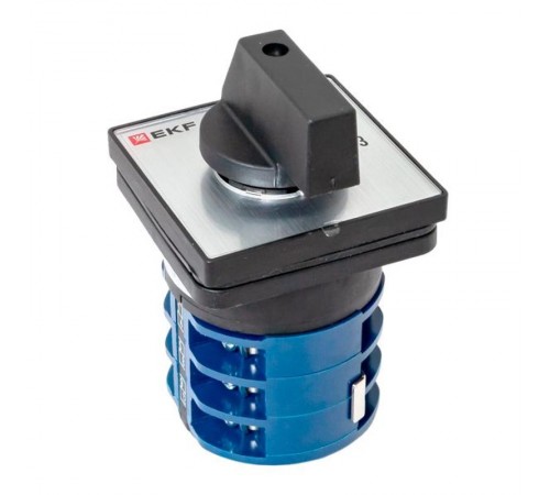 Переключатель кулачковый ПК-1-102 32А 2P "0-1-2-3" IP65  pk-1-102-32-65  EKF