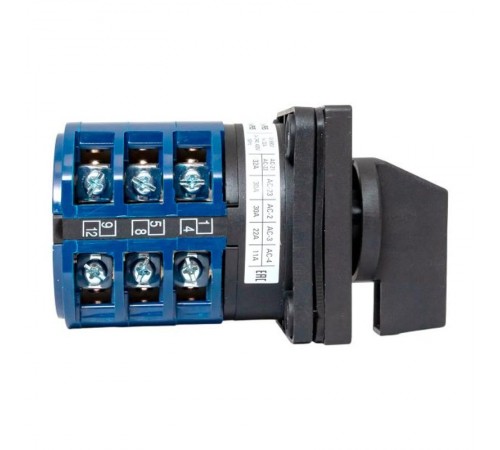 Переключатель кулачковый ПК-1-102 32А 2P "0-1-2-3" IP65  pk-1-102-32-65  EKF