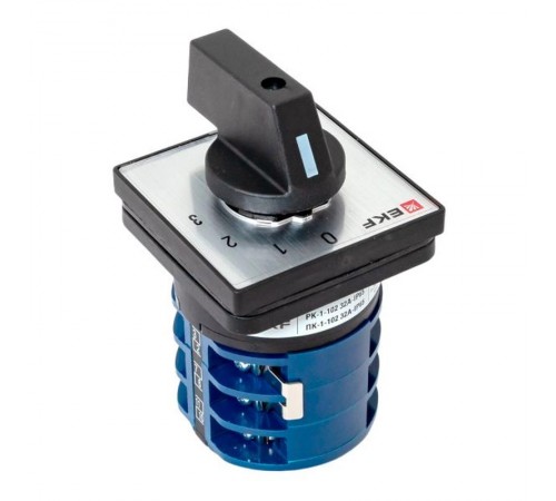 Переключатель кулачковый ПК-1-102 32А 2P "0-1-2-3" IP65  pk-1-102-32-65  EKF