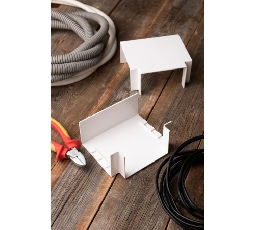 Угол T-образный (100х60) (2 шт) Plast EKF PROxima Белыйtchw-100-60x2EKF