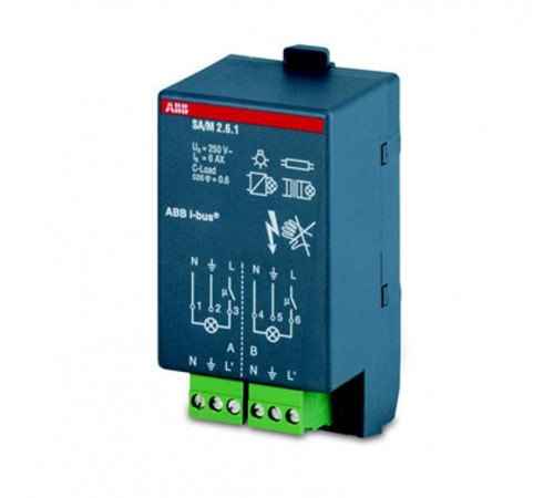 SA/M 2.6.1 Модуль бинарного выхода 2-х канальный 6А  2CDG110002R0011  ABB