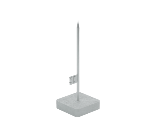 Вольностоящая молниеприемная мачта цельная H4 м HD  VMC-H4 HD  КМ-профиль