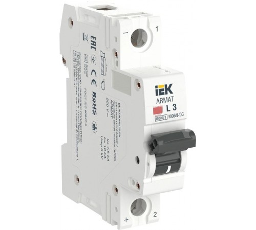 ARMAT Авт. выкл. M06N-DC 1P L 3А   AR-M06N-1-L003DC  IEK