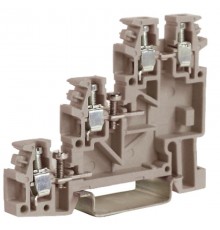 TLS.2, 3 уровневый проходной зажим для сенсоров бежевый 2,5кв.мм  ZTL100  DKC