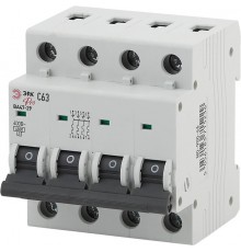 Выключатель автоматический четырехполюсный Pro NO-900-66 ВА47-29 4P 63А кривая C  Б0031784  ЭРА