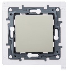 Переключатель одноклавишный IP44 - Legrand Etika - 10А 250В безвинтовые зажимы - слоновая кость  672307  Legrand