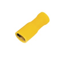 Наконечник плоский, полностью изолир. (розетка), 2,5-6мм.кв. 6,3х0,8мм.  2C02TP  DKC