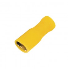 Наконечник плоский, полностью изолир. (розетка), 2,5-6мм.кв. 6,3х0,8мм.  2C02TP  DKC