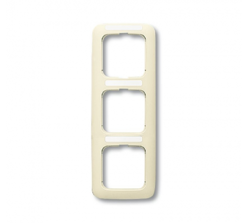 Рамка 3-постовая, серия Busch-Duro 2000 SI, цвет слоновая кость  1725-0-1468   2CKA001725A1468  ABB
