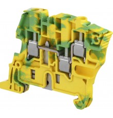 Клемма винтовая ZS6-3S-PE, Земля, желто - зеленая - 6 мм?, 3 зажима  1SNK506151R0000  TE