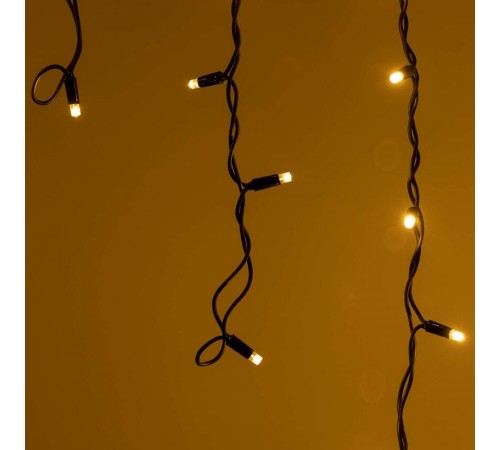 Светодиодная гирлянда ARD-EDGE-PRO-4000x600-BLACK-128LED-MILK-FLASH Warm/Warm (230V, 8W) (Ardecoled, IP65)  034129  Arlight