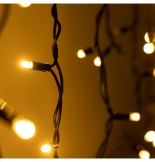 Светодиодная гирлянда ARD-EDGE-PRO-4000x600-BLACK-128LED-FLASH Warm/Warm (230V, 8W) (Ardecoled, IP65)  031194  Arlight