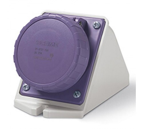 Розетка настенная 20-25В, 16А, 2Р, 50Гц 60Гц IP 66/67  DIS53501610  DKC