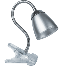 Светильник настольный прищепка светодиодный NDF-C006-6W-4K-S-LED гибкий 6Вт 4000К серый  71575  Navigator