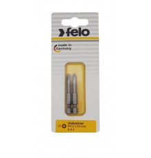 Бита крестовая PH 2X50, серия Industrial, 2 шт в блистере  03202536  Felo