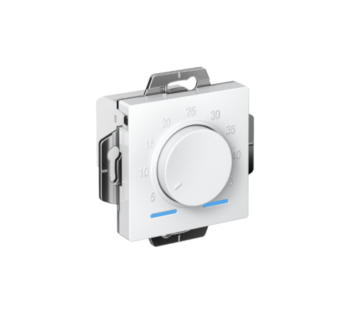 AtlasDesign Термостат электронный теплого пола с датчиком, 10A, механизм, Белый  ATN000135  SE