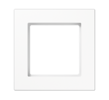 Рамка для вертикальной и горизонтальной установки, 1 пост; термопласт; белый; A550  A5581BFWW  Jung