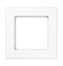 Рамка для вертикальной и горизонтальной установки, 1 пост; термопласт; белый; A550  A5581BFWW  Jung