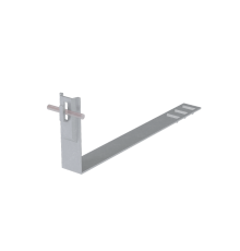 Черепичный держатель регулируемый зажимной для прутка D6-8 мм L430 мм H100 мм TD  CDZ-L430-D6-8 TD  КМ - профиль