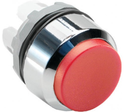 Кнопка MP3-20R красная выступающая (только корпус) без подсветки без фиксации  1SFA611102R2001  ABB