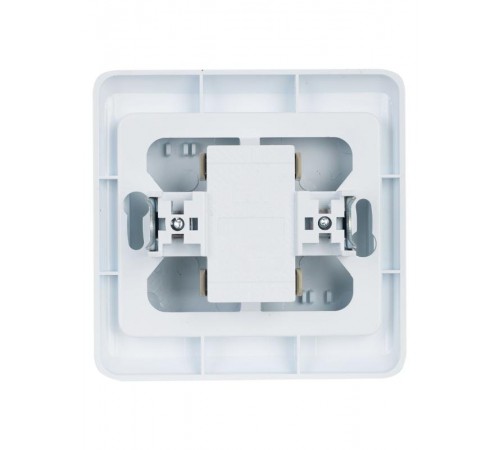 ВЕГА белый Выключатель 2-клавишный 10А ВС10-2-0-ВБ  EVV20-K01-10-DM  GENERICA