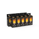 Лампа светодиодная Black LED T65 Flame 5W E27 20-80lm 1500K  157402105  Gauss
