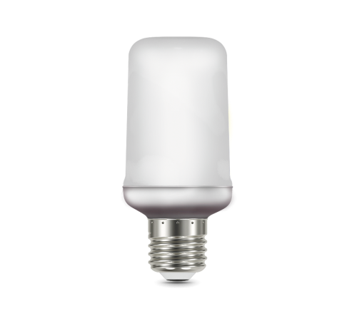 Лампа светодиодная Black LED T65 Flame 5W E27 20-80lm 1500K  157402105  Gauss