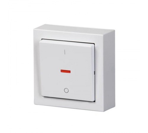 Выключатель двухполюсный, накладного монтажа, Impressivo, белый  1062A-84   2TKA00001840  ABB