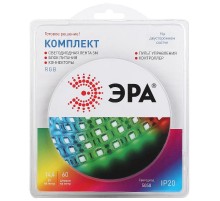 Комплект светодиодной ленты 5050kit-14,4-60-12-IP20-RGB-5m  Б0043067  ЭРА
