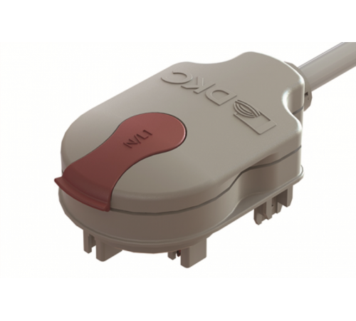 Блок отводной с кабелем 3000 мм (H05Z1Z1F), N/L1+L4/L5, 6P/6P+6P, 10A  LTN70APP15AA000  DKC