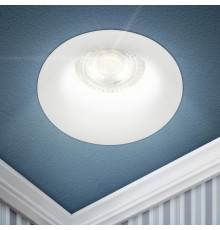 Светильник встраиваемый точечный KL93 WH MR16/GU5.3 белый, пластиковый  Б0054377  ЭРА