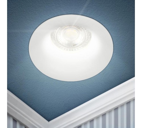 Светильник встраиваемый точечный KL93 WH MR16/GU5.3 белый, пластиковый  Б0054377  ЭРА