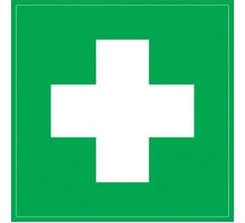 Самоклеящаяся этикетка: 150х150 мм, "Медицинская аптечка"  YPC20-MEDAP-2-010  IEK