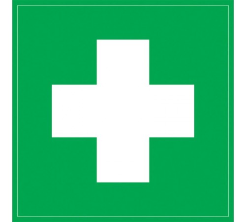 Самоклеящаяся этикетка: 150х150 мм, "Медицинская аптечка"  YPC20-MEDAP-2-010  IEK