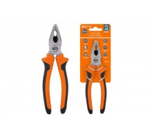 Пассатижи (плоскогубцы), с двухкомпонентными рукоятками, CR-V сталь 160 мм, серия "Алмаз"  SQ1010-0201  TDM