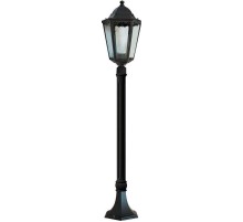 Светильник садово-парковый 6210 100W 230V E27 195*235*1170мм черный СТОЛБ  11076  FERON