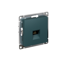 AtlasDesign Изумруд Розетка компьютерная RJ45, кат. 6A, механизм  ATN000886  SE