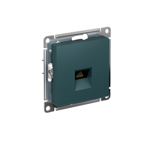 AtlasDesign Изумруд Розетка компьютерная RJ45, кат. 6A, механизм  ATN000886  SE