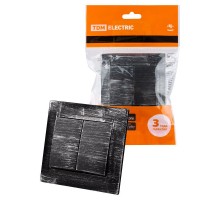 Выключатель на 2 направления 2 кл. 10А старинное серебро "Лама"  SQ1815-0649  TDM